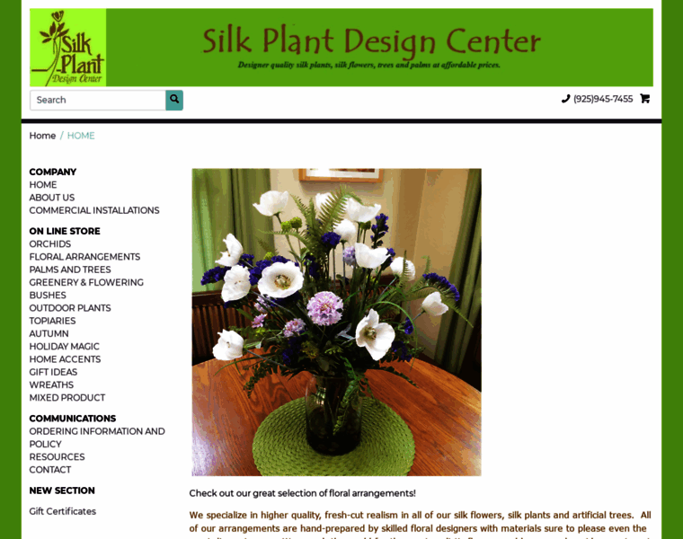 Silkplantdesign.com thumbnail