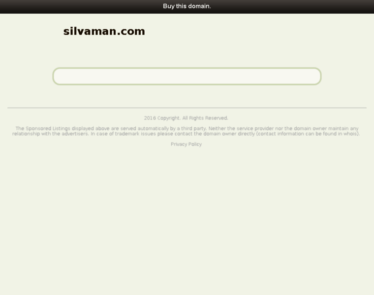 Silvaman.com thumbnail
