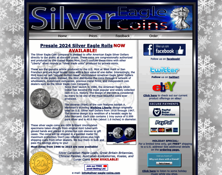 Silver-eagle-coins.com thumbnail