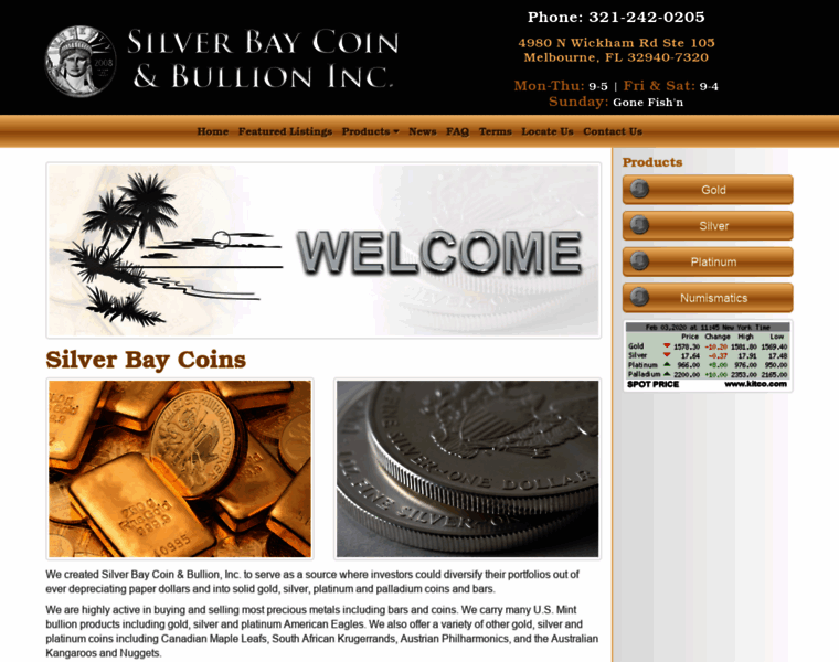Silverbaycoins.com thumbnail