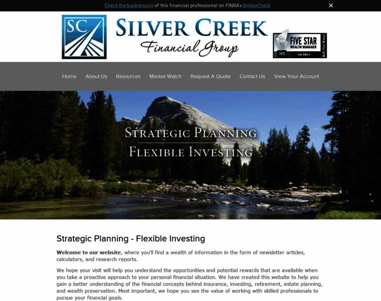Silvercreekfinancialgroup.com thumbnail