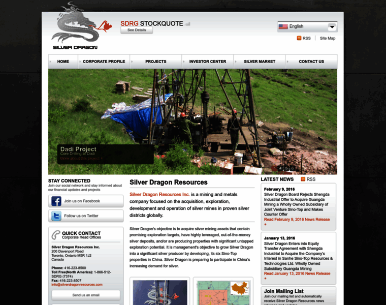 Silverdragonresources.com thumbnail