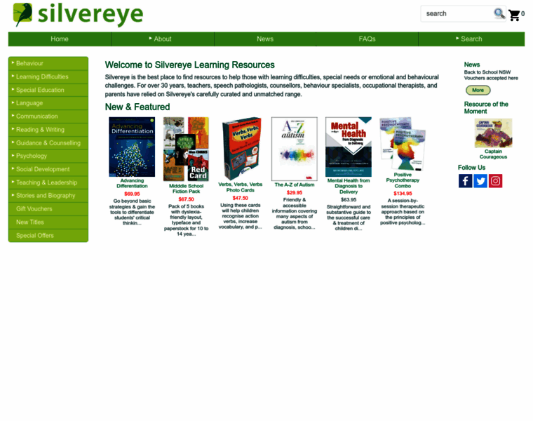 Silvereye.com.au thumbnail