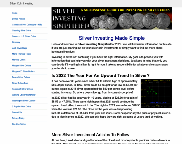 Silverinvestingsimplified.com thumbnail