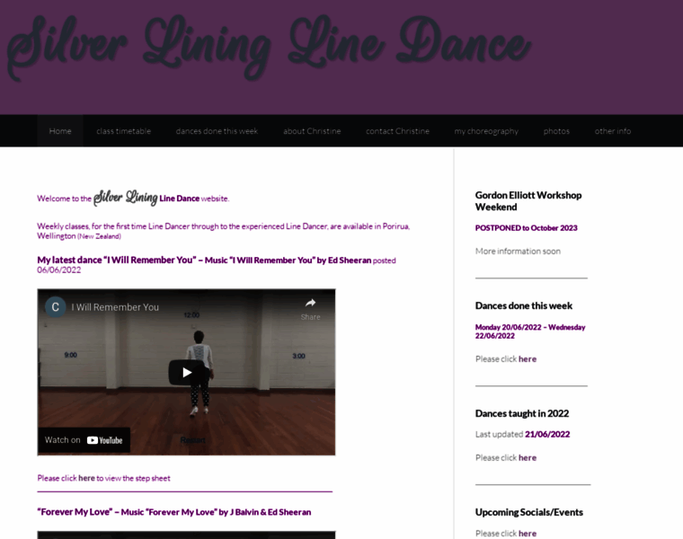 Silverliningdance.co.nz thumbnail