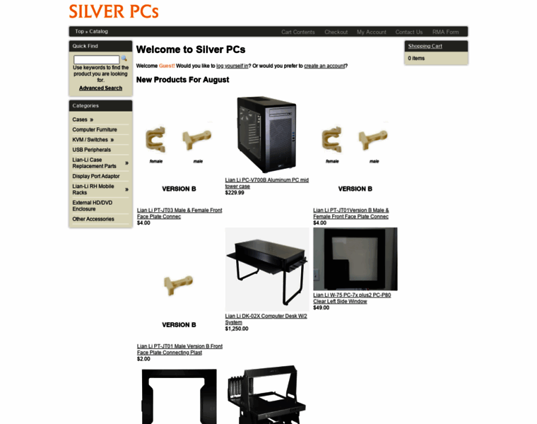 Silverpcs.com thumbnail