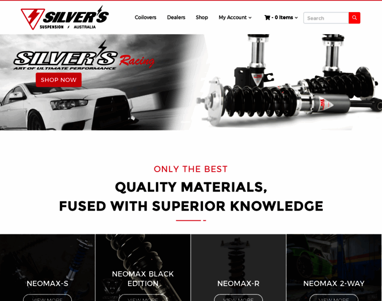 Silvers-suspension.com.au thumbnail