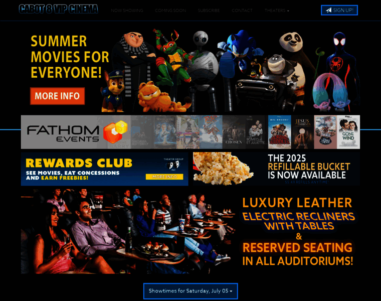 Silverscreencabot.com thumbnail