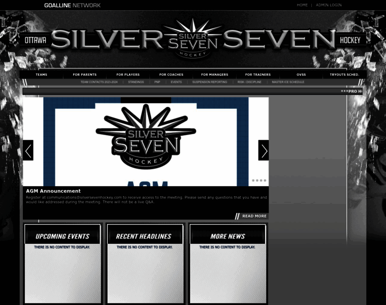 Silversevenhockey.com thumbnail