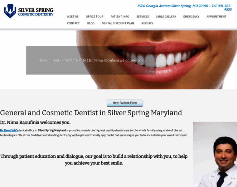 Silverspringcosmeticdentistry.com thumbnail