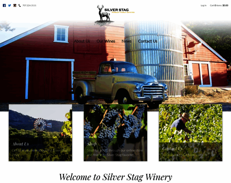 Silverstagwinery.com thumbnail