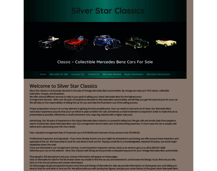 Silverstarclassics.com thumbnail