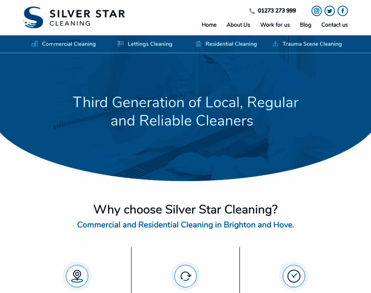 Silverstarcleaning.co.uk thumbnail
