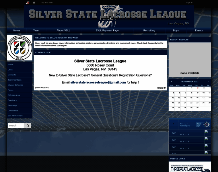 Silverstatelacrosseleague.usl.la thumbnail