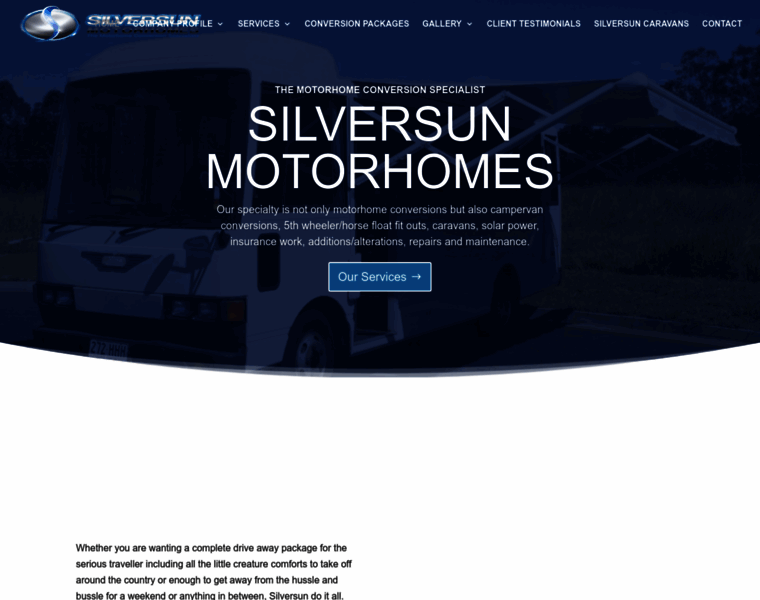 Silversunmotorhomes.com.au thumbnail