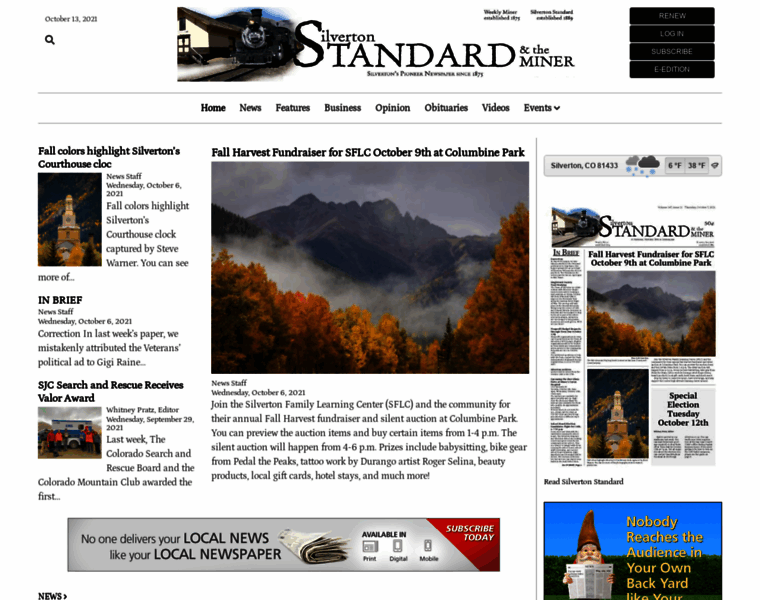 Silvertonstandard.com thumbnail