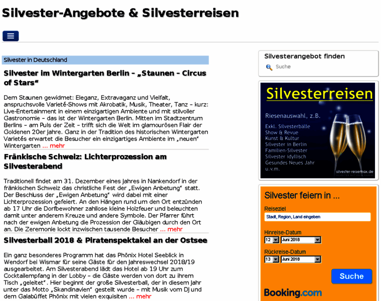 Silvester-angebote.com thumbnail