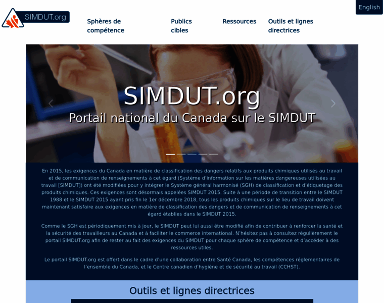 Simdut.org thumbnail