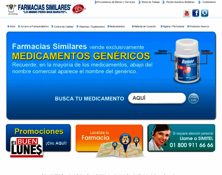 Simi.farmaciasdesimilares.com.mx thumbnail