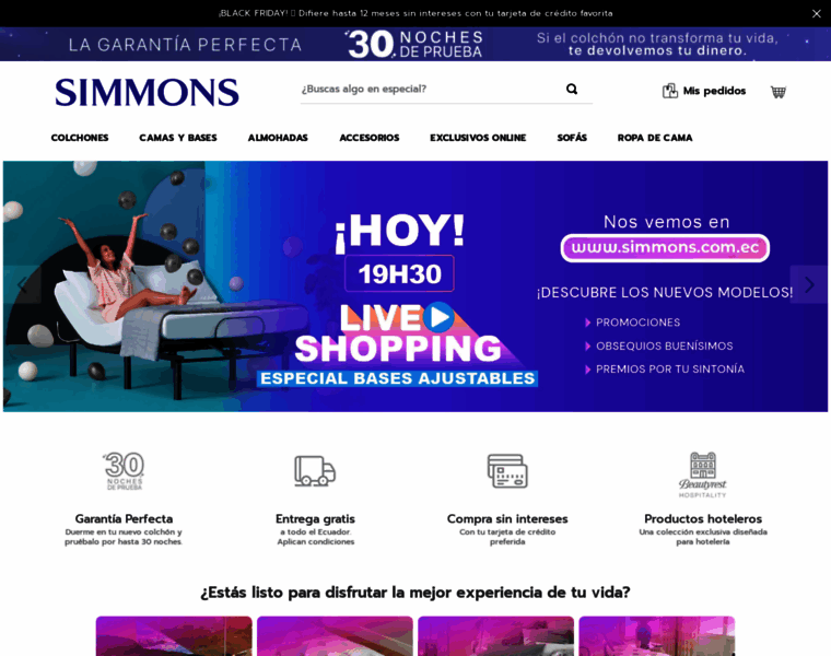 Simmons.com.ec thumbnail
