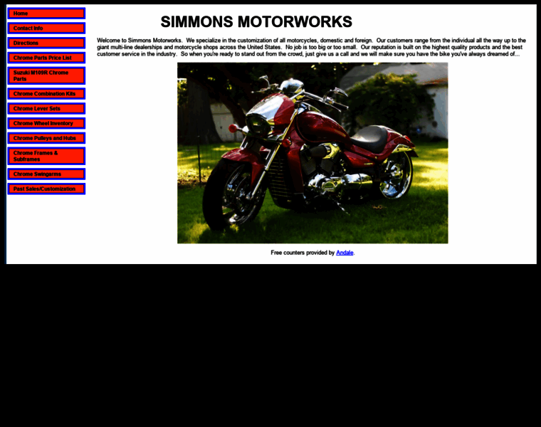 Simmonsmotorworks.com thumbnail