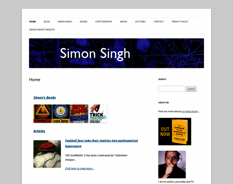 Simonsingh.net thumbnail