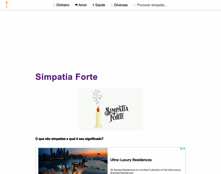 Simpatiaforte.com.br thumbnail