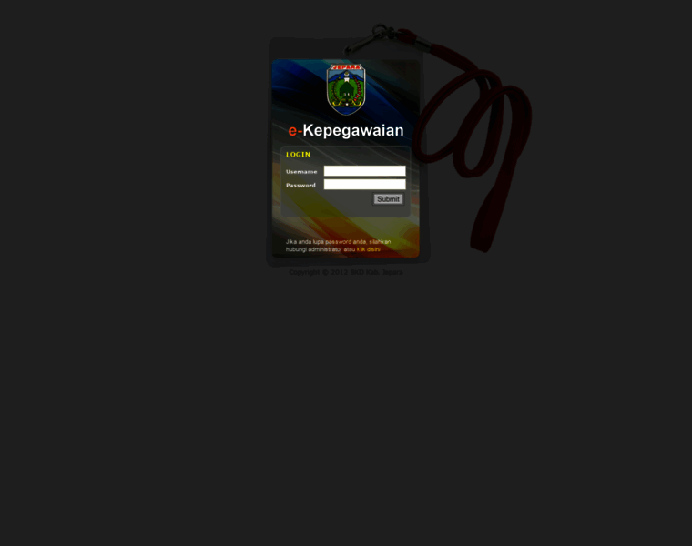 Simpeg.jeparakab.go.id thumbnail