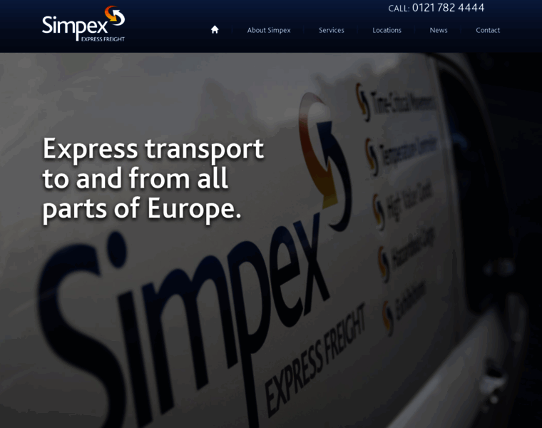 Simpex-express.com thumbnail