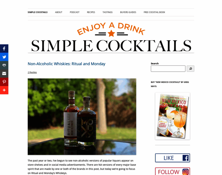 Simple-cocktails.com thumbnail