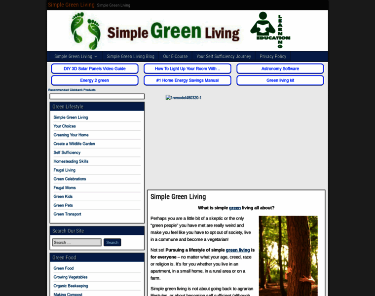 Simple-green-living.com thumbnail
