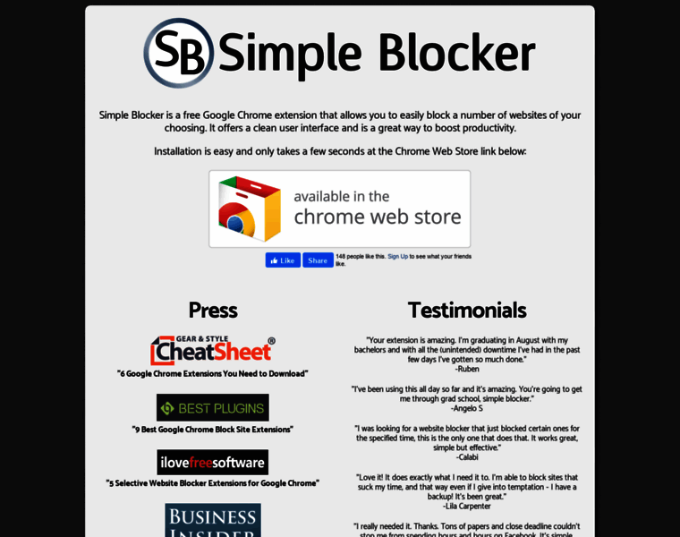 Simpleblocker.com thumbnail