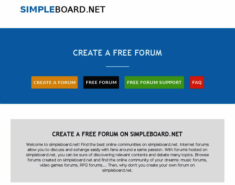 Simpleboard.net thumbnail