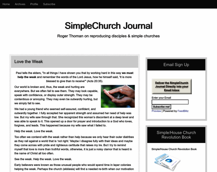Simplechurchjournal.com thumbnail