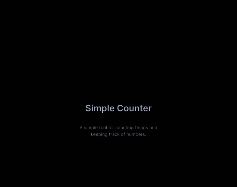 Simplecounter.app thumbnail