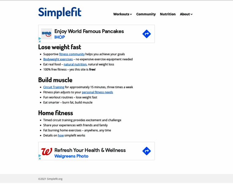Simplefit.org thumbnail