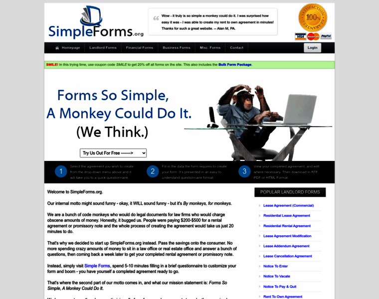 Simpleforms.org thumbnail