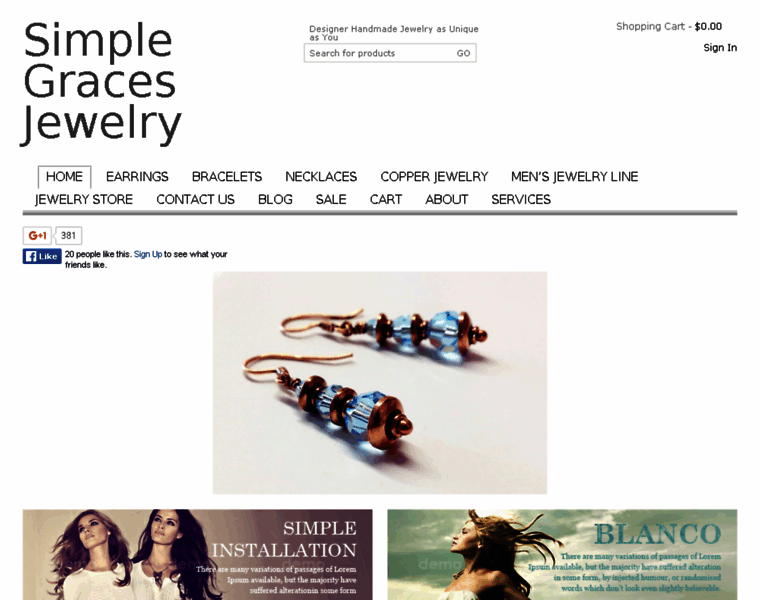 Simplegracesjewelry.com thumbnail