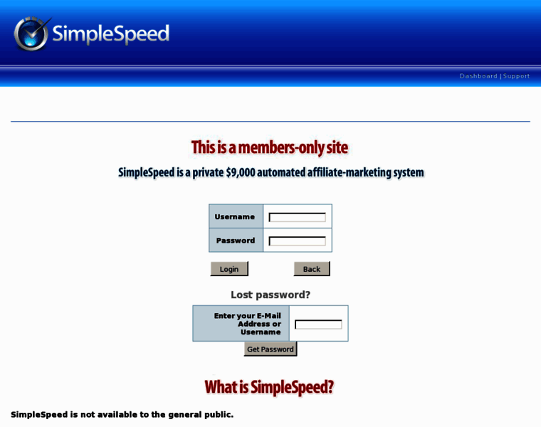 Simplespeed.com thumbnail