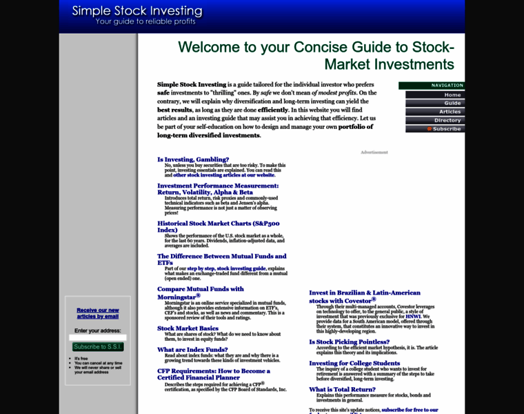 Simplestockinvesting.com thumbnail