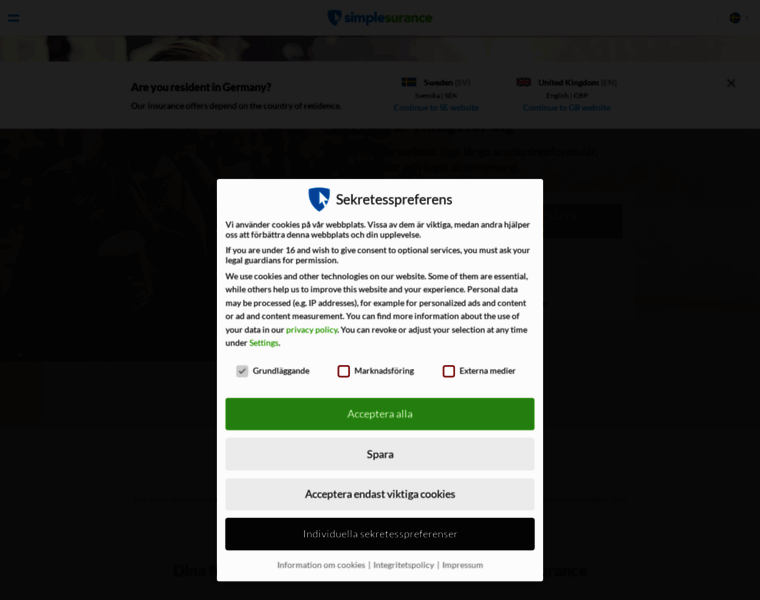 Simplesurance.se thumbnail