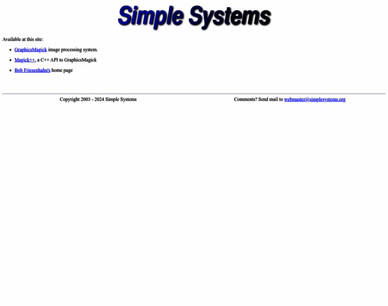Simplesystems.org thumbnail