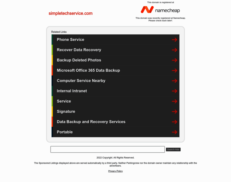 Simpletechservice.com thumbnail