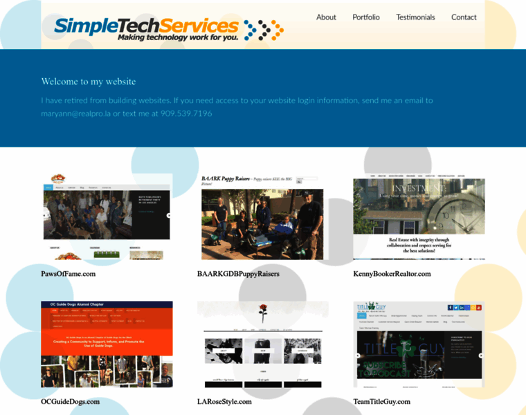 Simpletechservices.com thumbnail