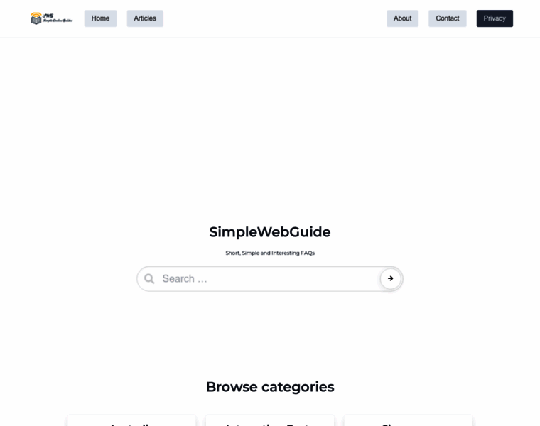 Simplewebguide.com thumbnail
