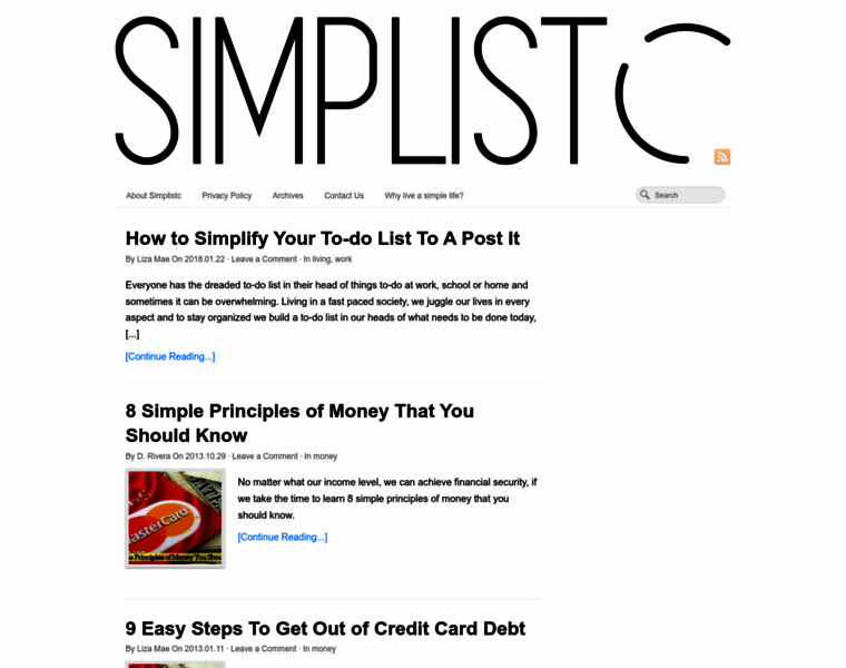 Simplistc.com thumbnail