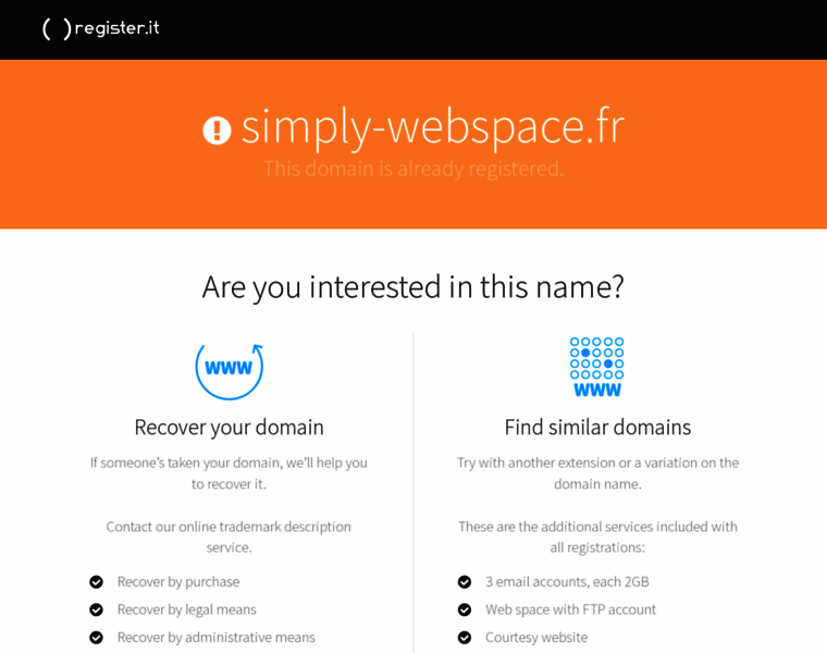 Simply-webspace.fr thumbnail