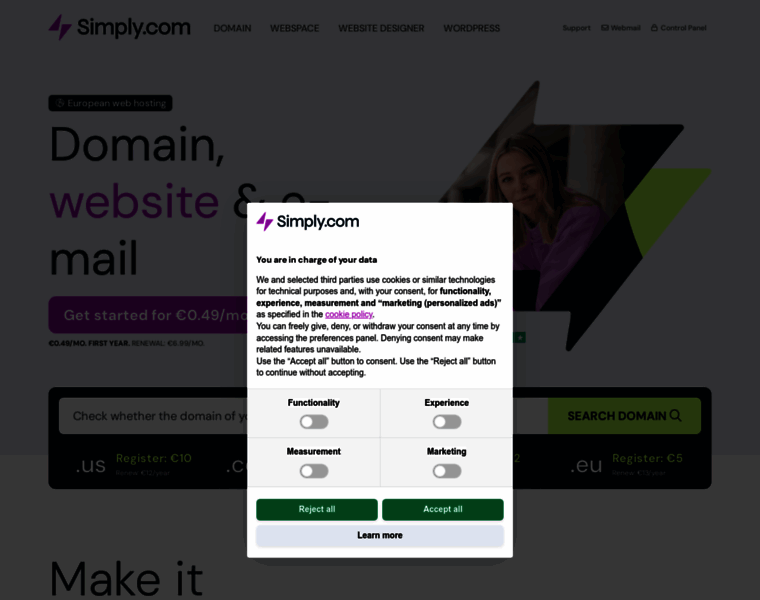 Simply.com thumbnail Simply.com thumbnail