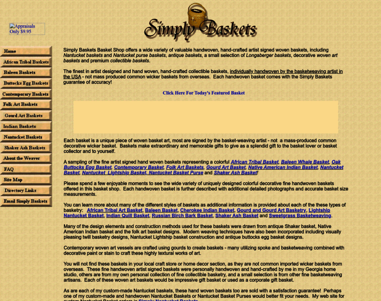 Simplybaskets.com thumbnail