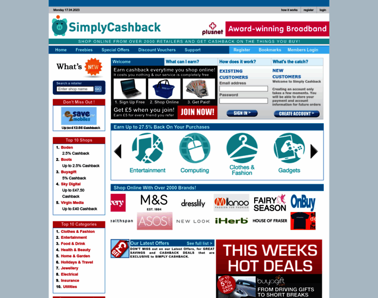 Simplycashback.co.uk thumbnail